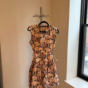 Aqua Bendita Floral Dress